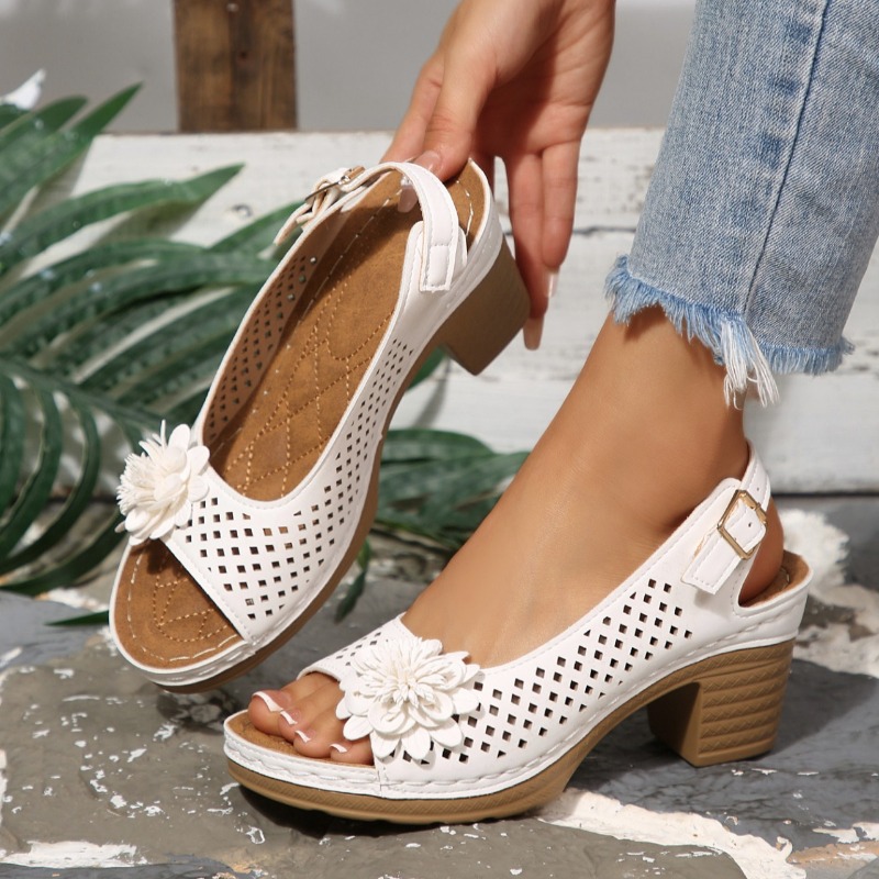 Women'S Shoes Veja - 여성 청키 힐 샌들 여름 2026