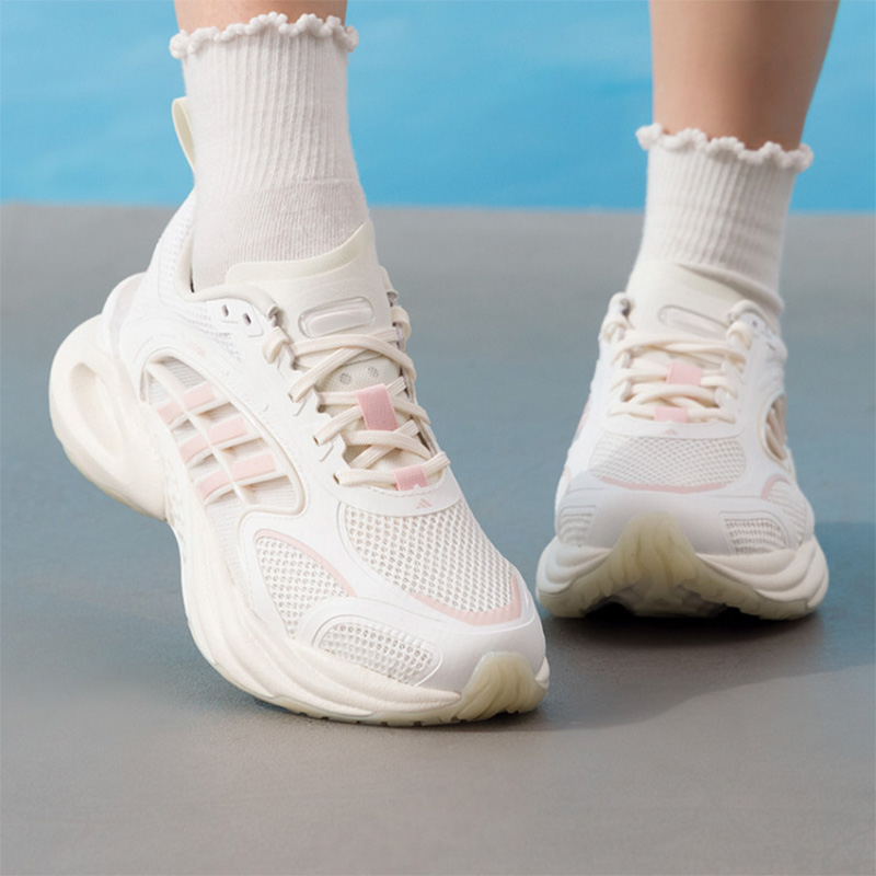 Women'S Shoes Pink Adidas - 아디다스 오프 화이트 핑크 커브리즈 청키