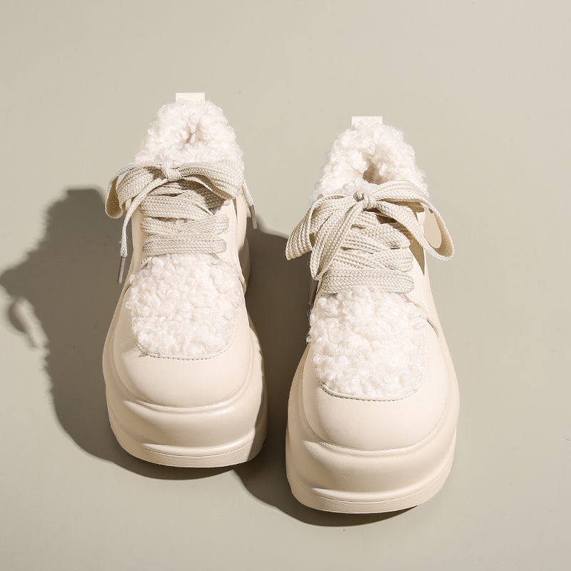Women Shoes Sneakers - 새로운 겨울 두꺼운 캐주얼 스노우 부츠