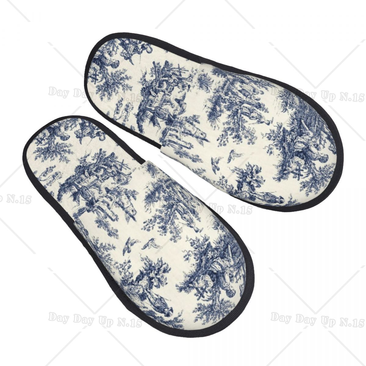 Women'S Shoes Navy Blue - 여성용 편안한 스커프 메모리 폼 슬리퍼,