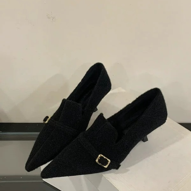 Women Shoes Nb - 2025 신상 싱글 슈즈 빈티지 메탈
