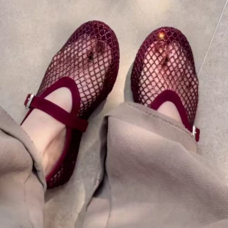 Women'S Shoes Toms - 속이 빈 라인스톤 바오토우 샌들 여성용
