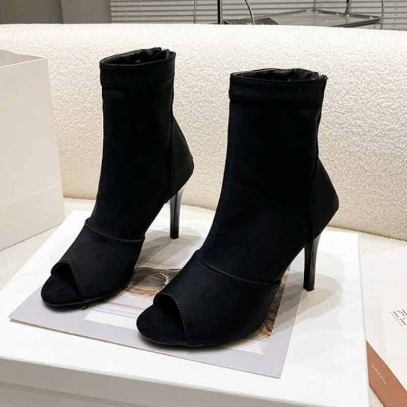 2025 여성 볼룸 라틴 댄스 신발 블랙 소프트 하단  - Sock Boot Women 리뷰 및 가격