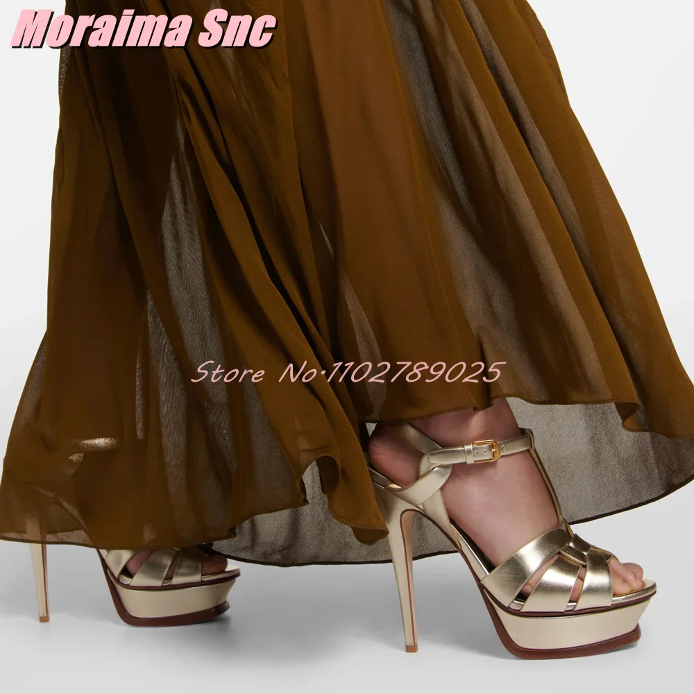 플랫폼 웨이브 T 스트랩 스퀘어 토 샌들, 스틸레토 하 - Women Shoes Formal 리뷰 및 가격