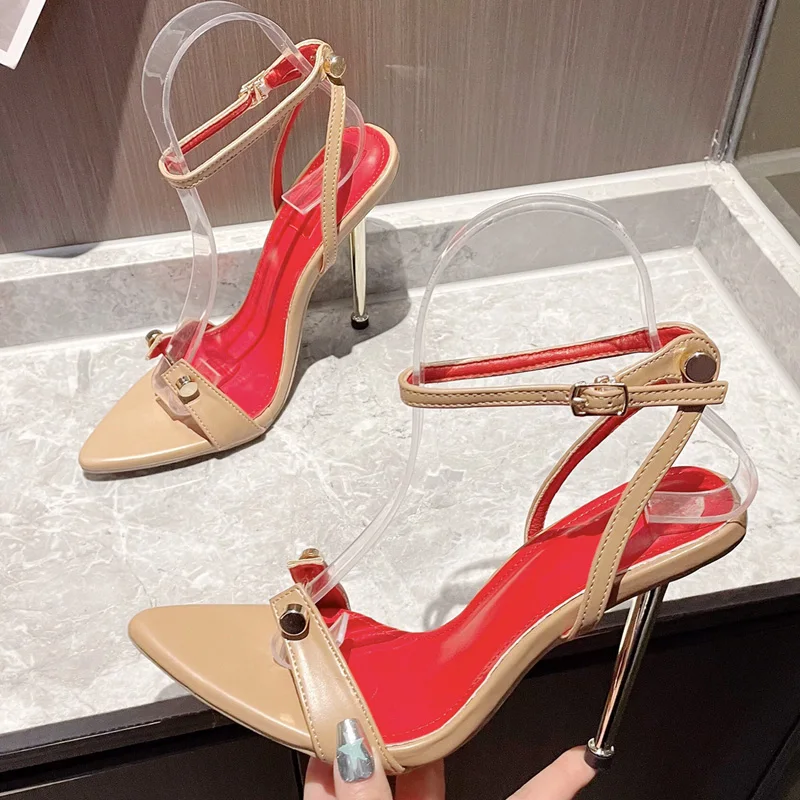 2026 신상 여름 섹시 리벳 얇은 하이힐 여성 샌들  - Women'S Shoes Veja 리뷰 및 가격