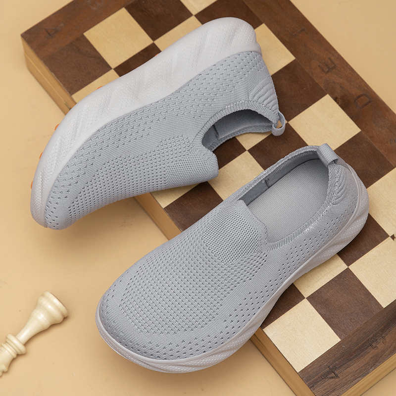 통기성 있는 메쉬 슬립온 여성용 캐주얼 플랫 슈즈 편안 - Women'S Shoes In Wide Width 리뷰 및 가격