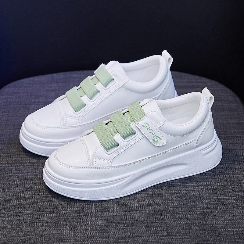 여성을위한 다목적 흰색 하이 탑 스니커즈 가을 매직 벨 - Women Shoes Must Have 리뷰 및 가격