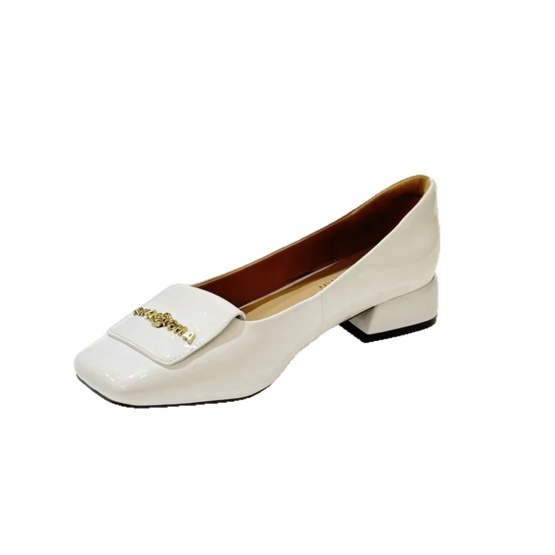 여성용 레트로 스퀘어토 블록힐 펌프스 메탈 버클 얕은  - Women'S Shoes In Wide Width 리뷰 및 가격