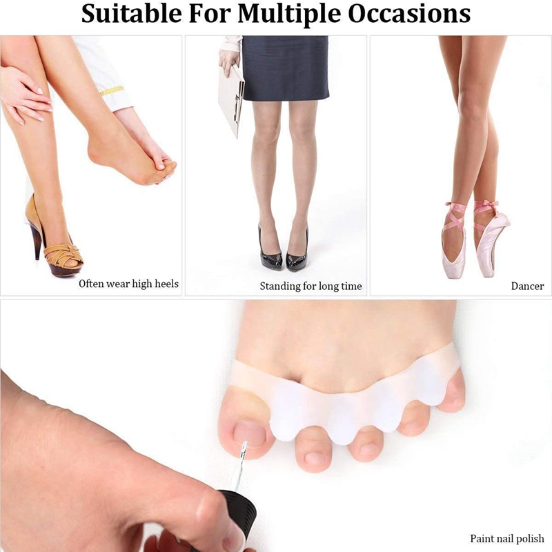 1쌍 실리콘 발가락 분리기 해머 토 부니언 젤 쿠션 요 - Women'S Shoes With Bunions 리뷰 및 가격