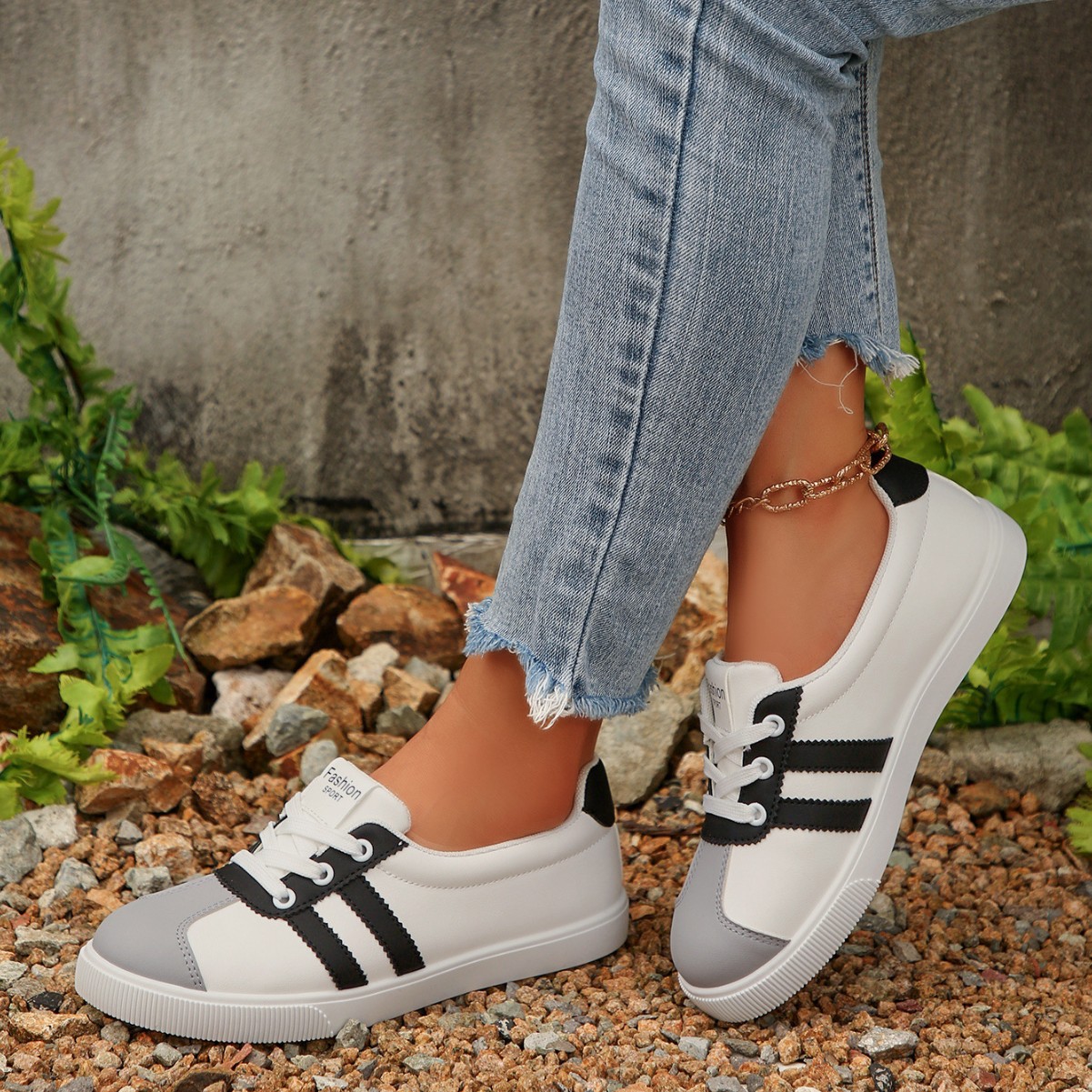 한국 스타일 여성 봄 가을 운동화 통기성 편안한 두꺼운 - Women Shoes Sale 리뷰 및 가격