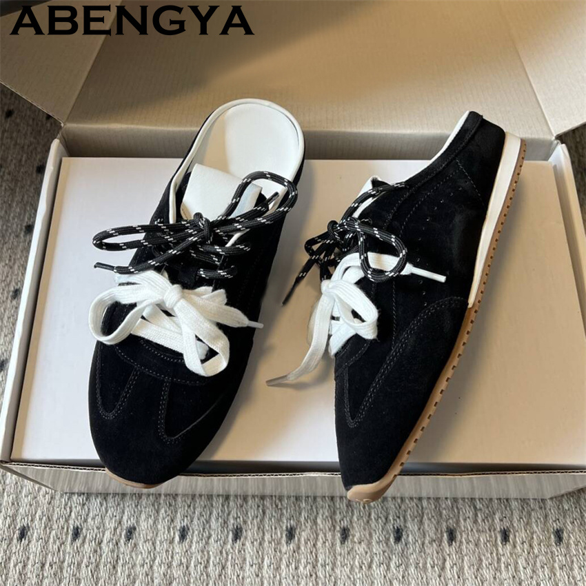 여성용 레이스 업 캐주얼 플랫 슬리퍼 여름 통기성 편안 - Women Shoes Sneakers 리뷰 및 가격