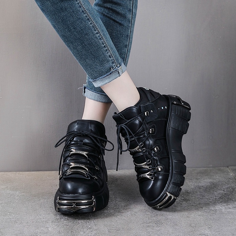 초초한 패션 필수품! 헤비메탈 두꺼운 밑창 하이 - 탑 - Women Shoes Must Have 리뷰 및 가격