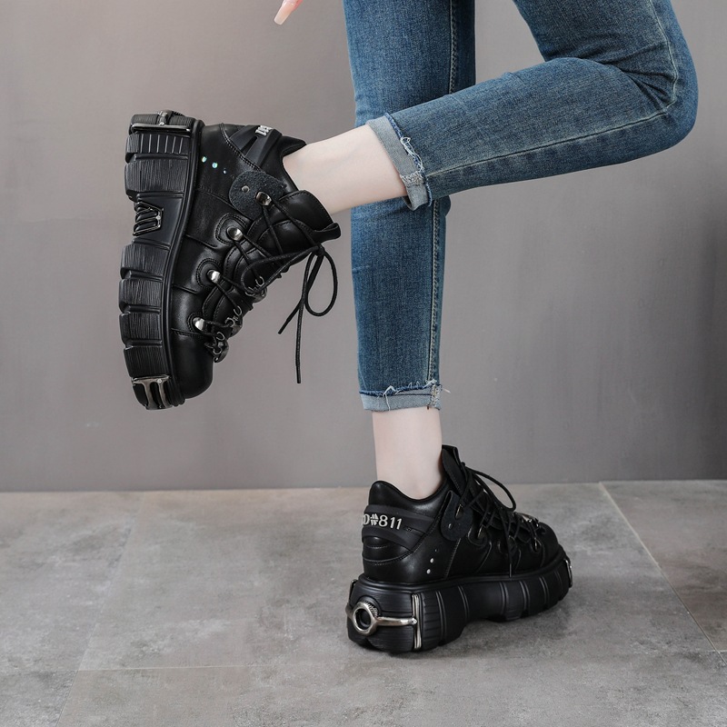초초한 패션 필수품! 헤비메탈 두꺼운 밑창 하이 - 탑 - Women Shoes Must Have 리뷰 및 가격