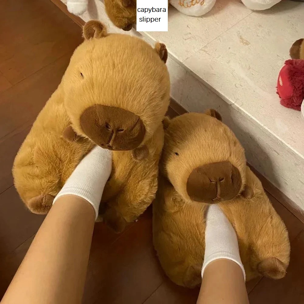 참신 capybara 슬리퍼 남여 동물 슬라이드 신발  - Women Shoes For Winter 리뷰 및 가격