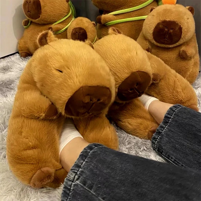 참신 capybara 슬리퍼 남여 동물 슬라이드 신발  - Women Shoes For Winter 리뷰 및 가격