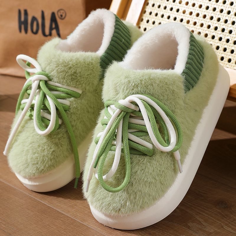 새로운 입체 풀랩 슬리퍼 홈 플러피 코튼 슈즈 2025 - Women Shoes For Winter 리뷰 및 가격