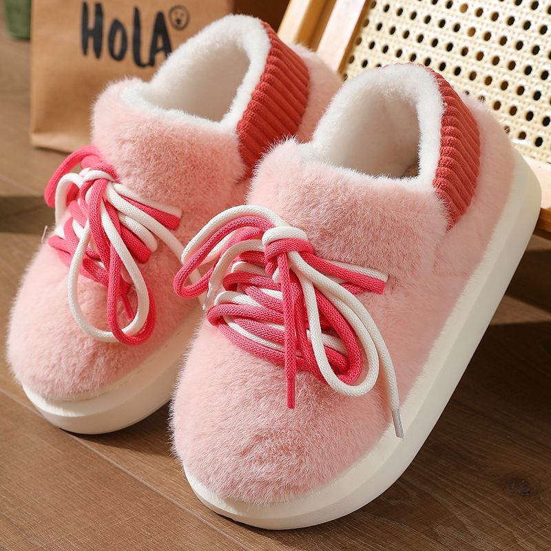 새로운 입체 풀랩 슬리퍼 홈 플러피 코튼 슈즈 2025 - Women Shoes For Winter 리뷰 및 가격