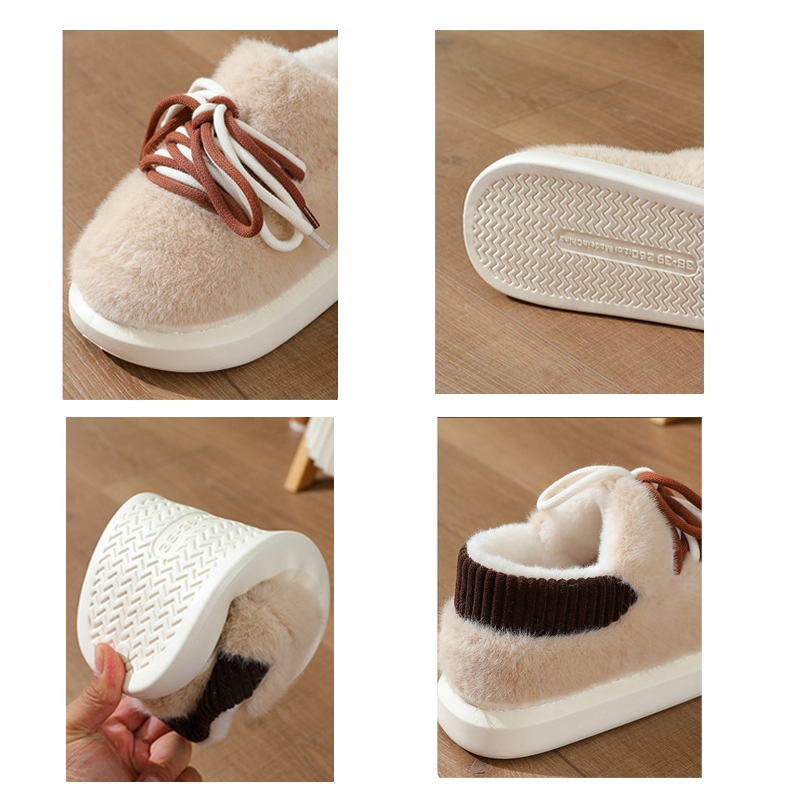새로운 입체 풀랩 슬리퍼 홈 플러피 코튼 슈즈 2025 - Women Shoes For Winter 리뷰 및 가격