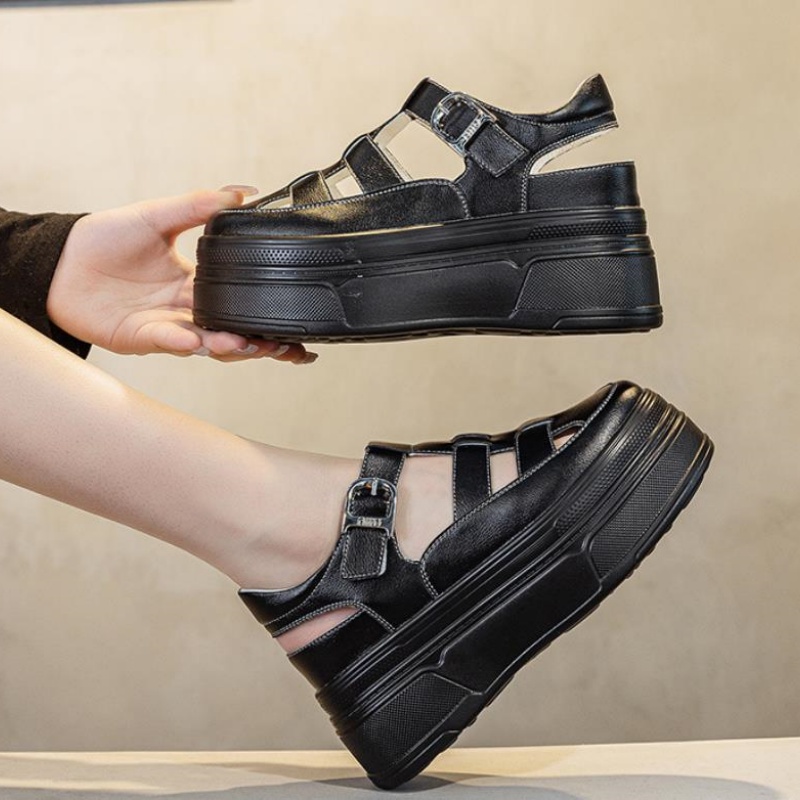 8.5cm 속이 빈 풀 소가죽 여성 여름 신발 플랫폼  - Women Shoes Sneakers 리뷰 및 가격