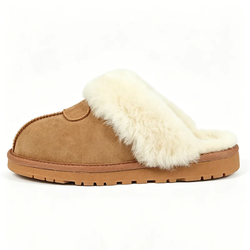 여성을위한 천연 모피 슬리퍼 겨울 따뜻한 실내 부드러운 - Women Shoes For Winter 리뷰 및 가격