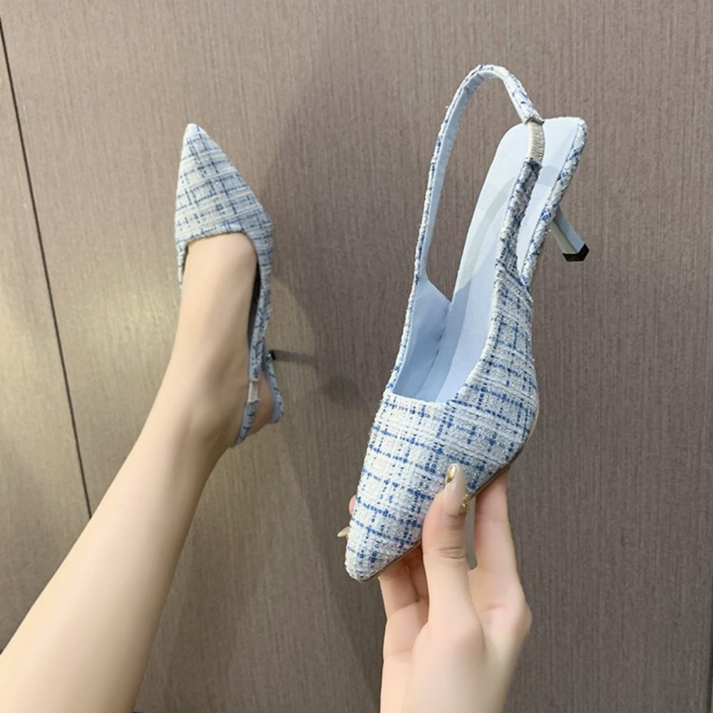 우아한 오피스 여성용 슬링백 스틸레토 슈즈 여름용 백리 - Women'S Shoes Veja 리뷰 및 가격