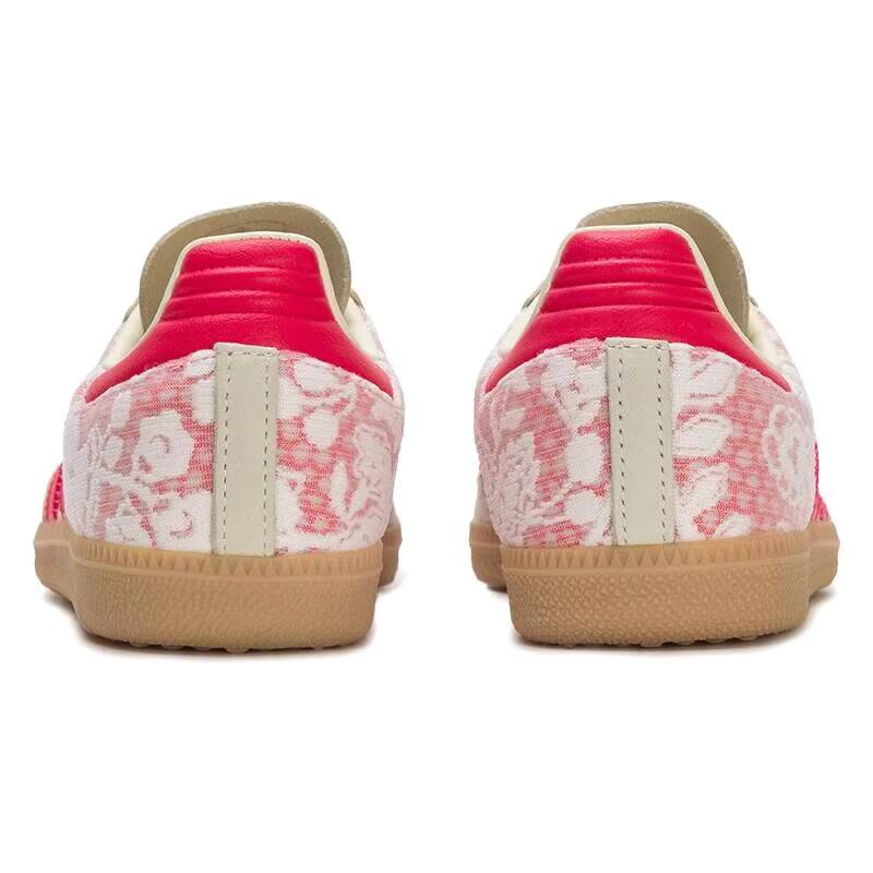 여성 핑크 플로럴 프린트 로우탑 스니커즈 JR8841  - Women'S Shoes Pink Adidas 리뷰 및 가격