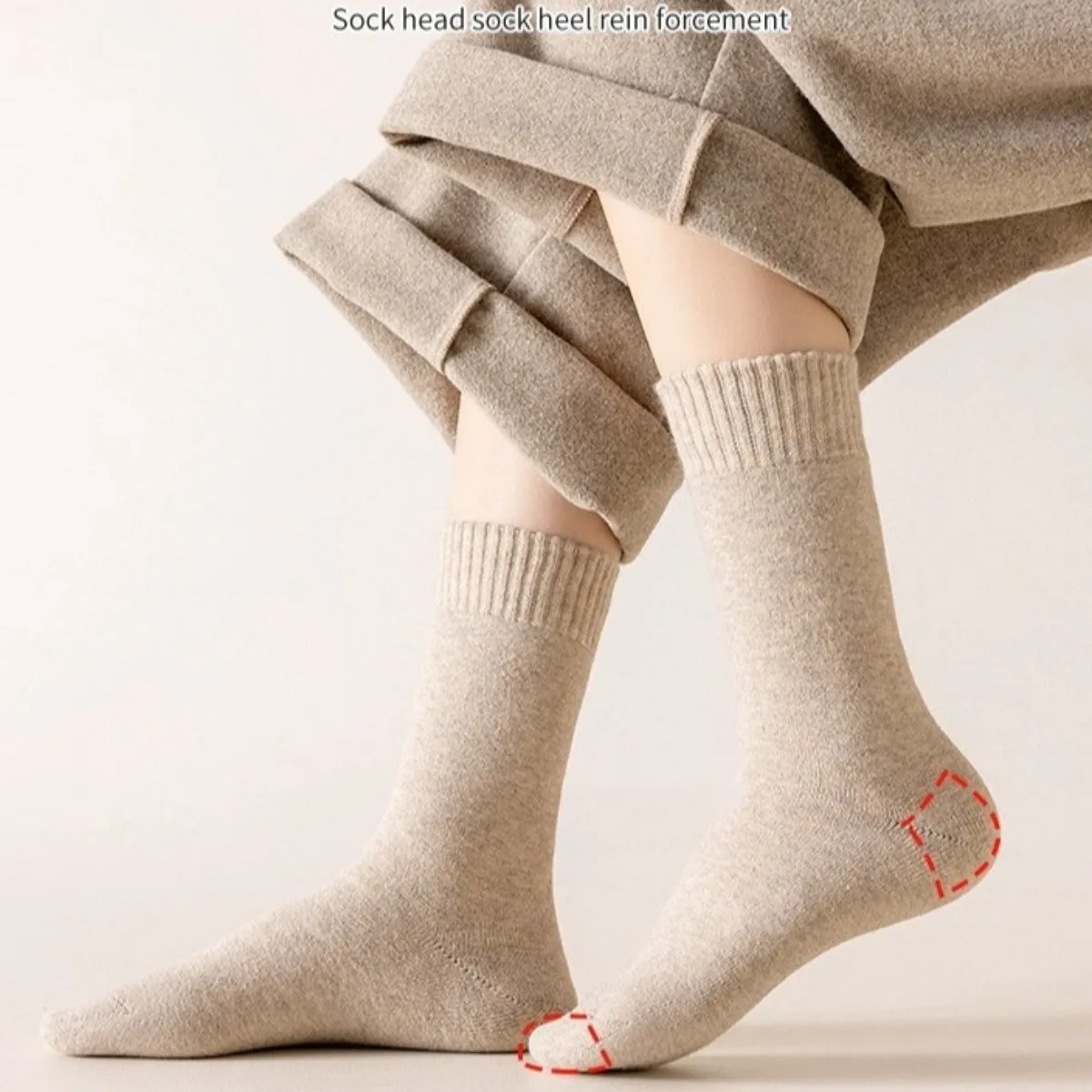 1쌍 겨울용 따뜻한 보온 양말 여성용 두꺼운 단열 발열 - Sock Boot Women 리뷰 및 가격