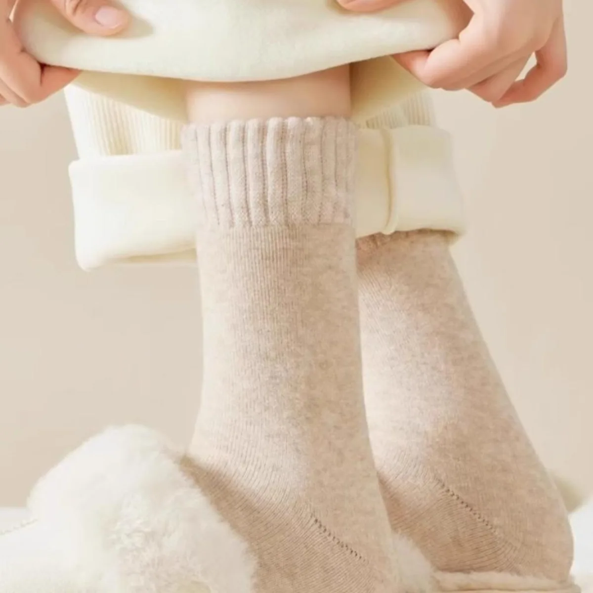 1쌍 겨울용 따뜻한 보온 양말 여성용 두꺼운 단열 발열 - Sock Boot Women 리뷰 및 가격