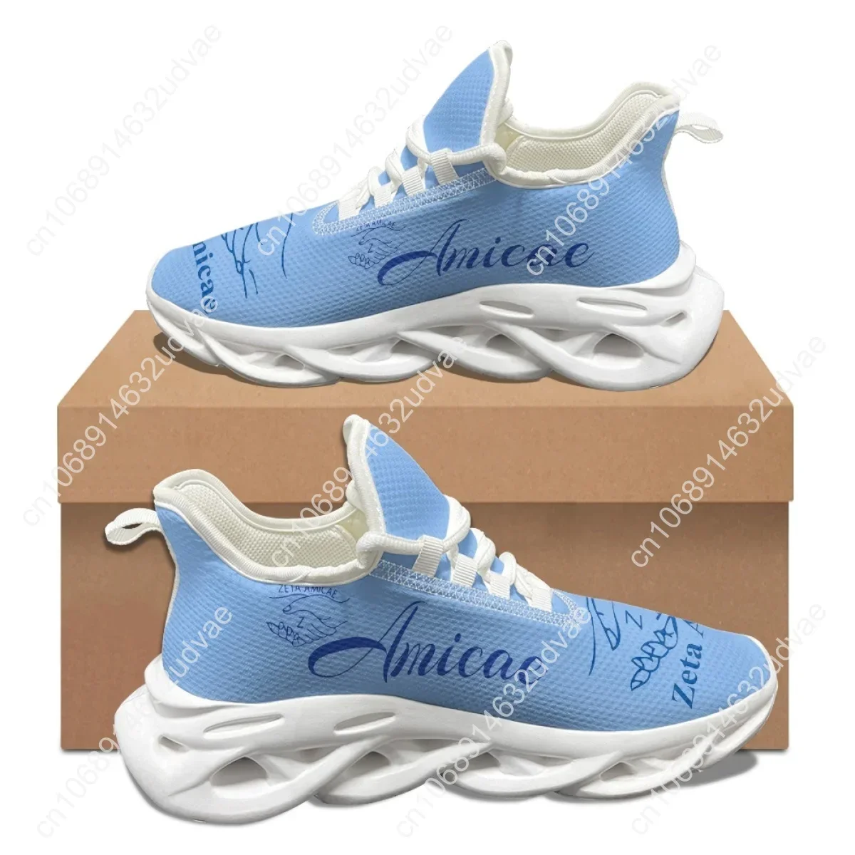 Zeta Amicae 새로운 트렌드 3D 프린트 여성용 - Women Shoes Sneakers 리뷰 및 가격