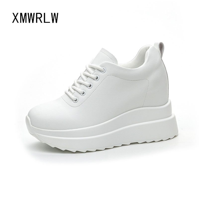 XMWRLW 여성 가을 ​​겨울 신발 정품 가죽 숨겨진 - Women Shoes Sale 리뷰 및 가격