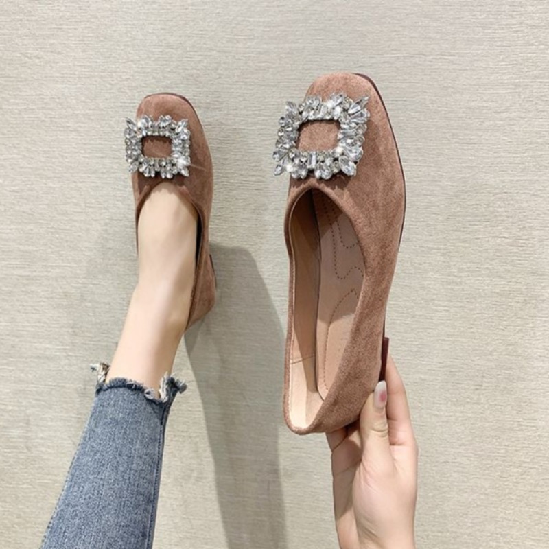 35-42 여성용 와이드 폭 플랫 슈즈 크리스탈 장식  - Women'S Shoes In Wide Width 리뷰 및 가격