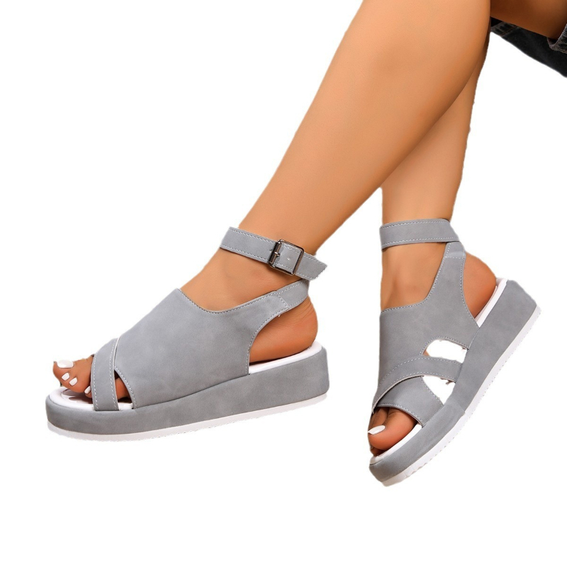 여름 여성 플러스 사이즈 청키 플랫폼 로만 샌들 두꺼운 - Women'S Shoes In Wide Width 리뷰 및 가격