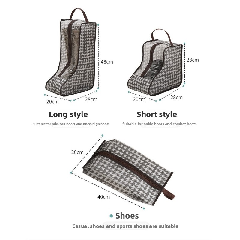 투명 PVC 창이 있는 통기성 방진 정리 가방, 무릎  - Women Shoes Boots 리뷰 및 가격