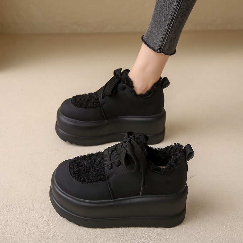 새로운 겨울 두꺼운 캐주얼 스노우 부츠 여성용 7.5C - Women Shoes Sneakers 리뷰 및 가격