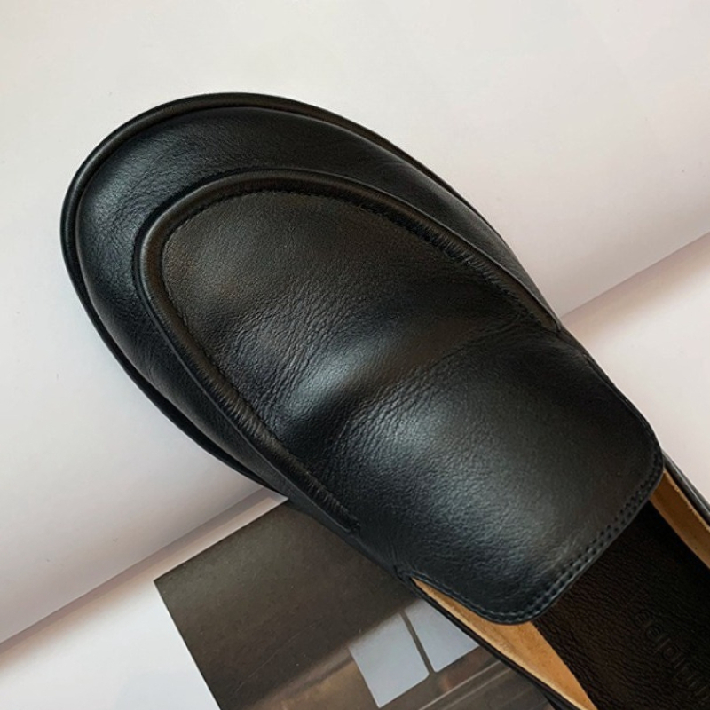 새로운 여성용 정품 가죽 로퍼 플랫 슬립온 슈즈 편안한 - Women'S Shoes In Wide Width 리뷰 및 가격