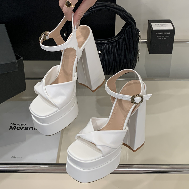 스타 스타일 패션 더블 플랫폼 웨지 여성 검투사 샌들  - Women Shoes Formal 리뷰 및 가격