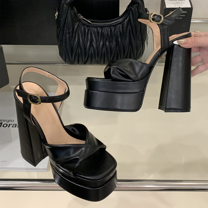 스타 스타일 패션 더블 플랫폼 웨지 여성 검투사 샌들  - Women Shoes Formal 리뷰 및 가격