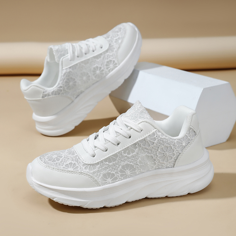 여성용 흰색 프린트 스니커즈, 가볍고 통기성 좋은 여성 - Women Shoes Sale 리뷰 및 가격