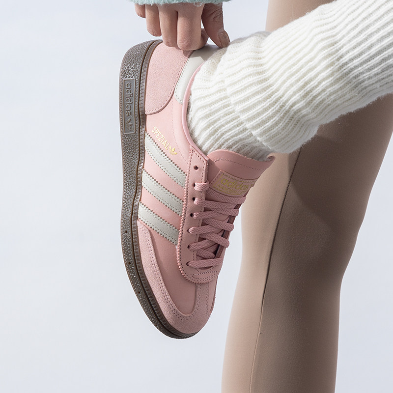 아디다스 JI2646 여성용 로우컷 스니커즈 가죽 갑피 - Women'S Shoes Pink Adidas 리뷰 및 가격