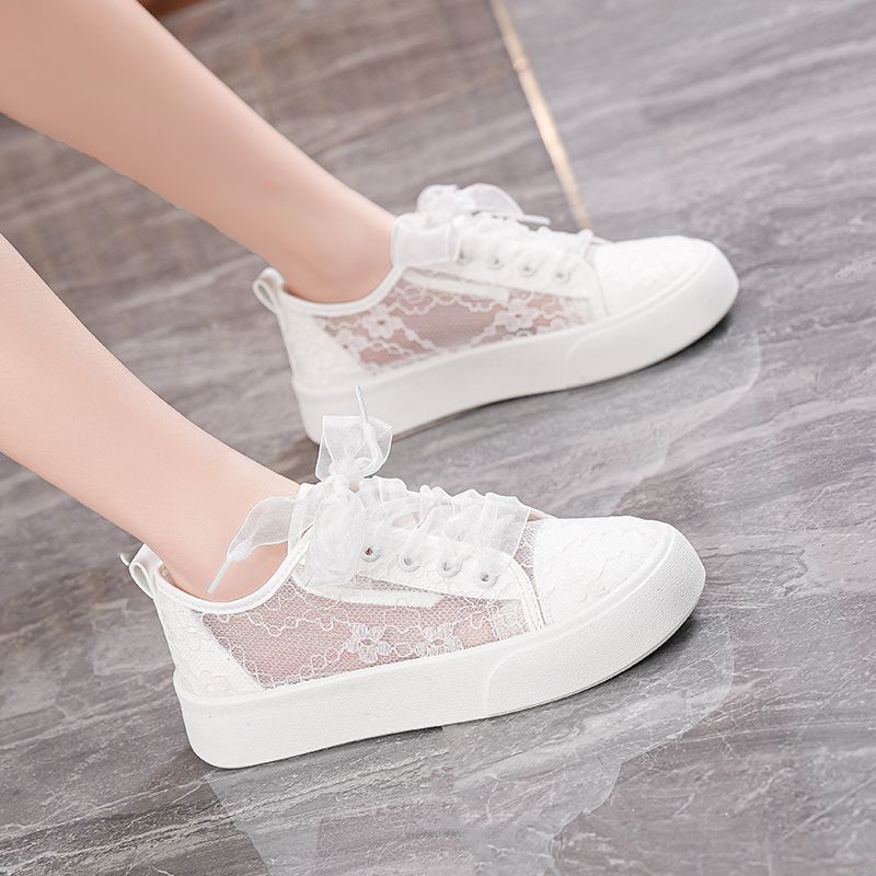 ​ 여성 캐주얼 화이트 스니커즈 2025 신상 통기성  - Women Shoes Must Have 리뷰 및 가격