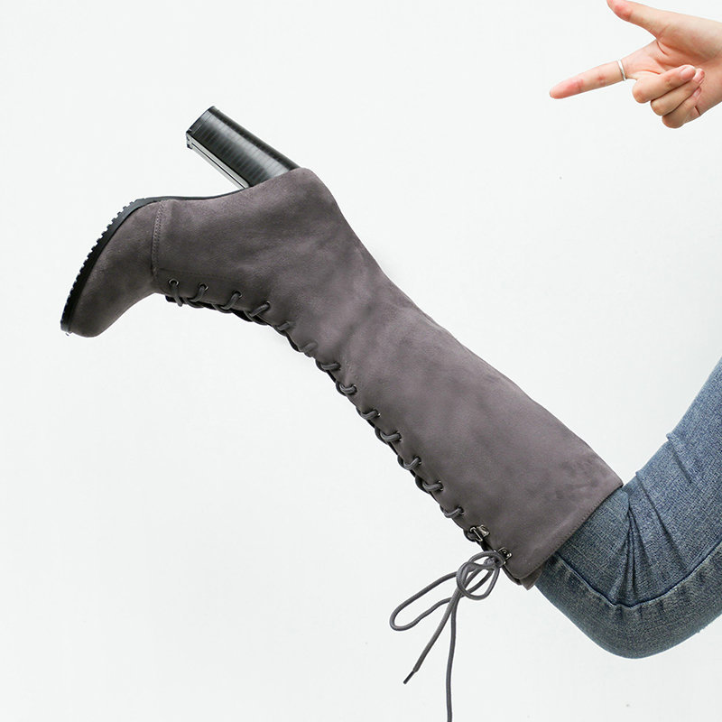 여성 부츠 두꺼운 하이힐 겨울 신제품 유럽과 미국 여성 - Sock Boot Women 리뷰 및 가격