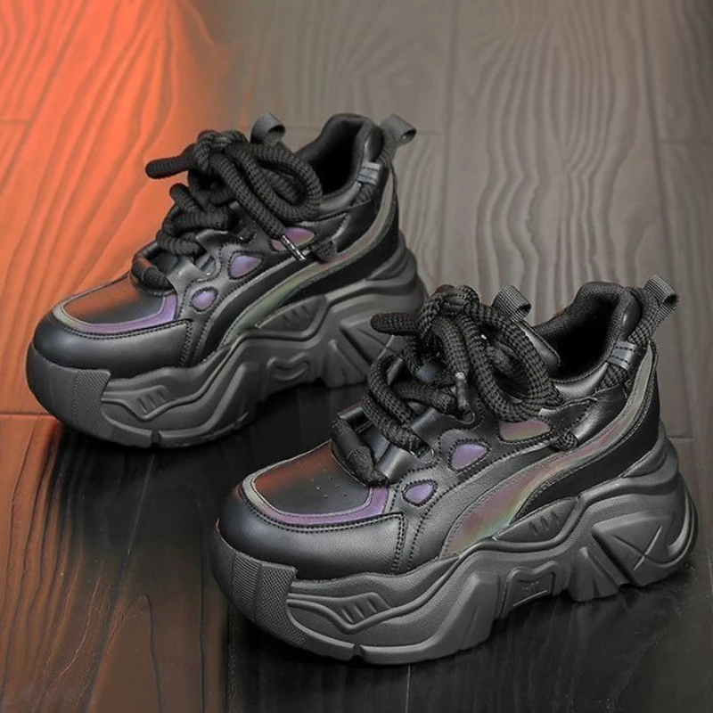 2025 겨울 필수템 8cm 두꺼운 밑창 청키 스니커즈 - Women Shoes Must Have 리뷰 및 가격